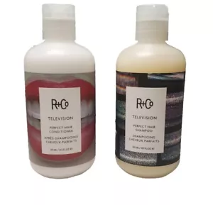 R+Co Television Perfect Hair Shampoo and Conditioner Set 8.5oz/241ml Full Size - Picture 1 of 3