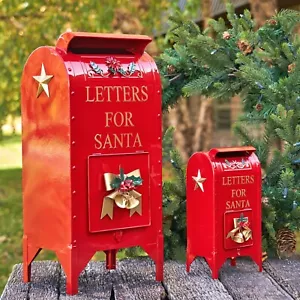 Set of 2 "Letters for Santa" Christmas Mailbox Decorations - Picture 1 of 5