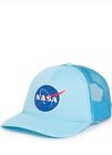 NEW American Needle Foamy Valin NASA Trucker Hat in Sky Blue