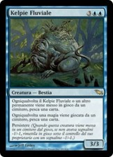 1X River Kelpie Shadowmoor EX Italian MTG CARD