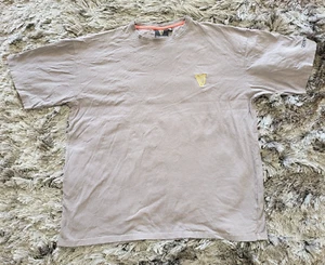 Guinness T-Shirt Mens 2XL Gray Beer Embroided Relaxed Fit Logo Short Sleeve - Picture 1 of 14