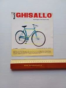 Bianchi Ghisallo Superleggera bicicletta anni 60 depliant originale italiano - Picture 1 of 2