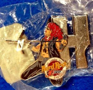 LAS VEGAS STEVEN TYLER AEROSMITH MUSICIAN LETTER SERIES Hard Rock Cafe PIN MIP - Picture 1 of 1