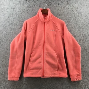 Columbia Sweater Womens M Benton Springs Full Zip Fleece XL6445 Coral Orange - Picture 1 of 17