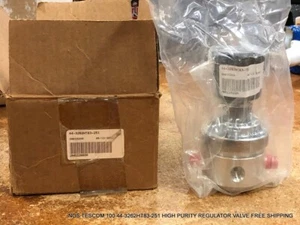 NOS TESCOM 100 44-3262HT83-251 HIGH PURITY REGULATOR VALVE FREE SHIPPING - Picture 1 of 8