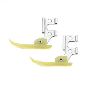 2 x Old Sewing Machine Foot Plastic Presser Fit For Household Sewing Machine - Picture 1 of 8
