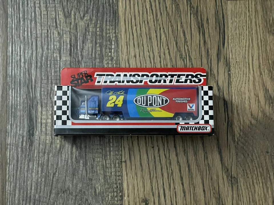 1993 Matchbox Super Star Transporters DuPont #24 Jeff Gordon Racing Team NASCAR - Image 1 of 1