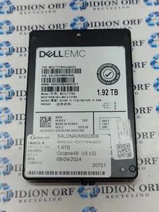 SAMSUNG 1.9TB 2.5" SAS SSD MZILT1T9HAJQAD3 MZ-ILT1T9A, Grade A, SKU 11759 - Afbeelding 1 van 2