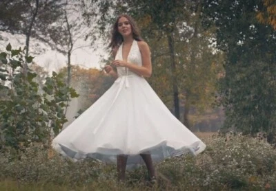 Nuevo con etiquetas Vestido de Boda Romona Keveza New York RB031 Blanco Vals Largo Profundo V Halter 0 Foto 1 de 3