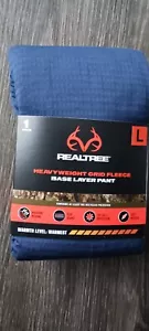 REALTREE MEN'S PERFORMANCE BASE LAYER PANT dark blue SZ L - Picture 1 of 3