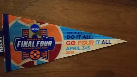 2016 Final Four 12x30 Premium Pennant Womens Generic Indianapolis Cover