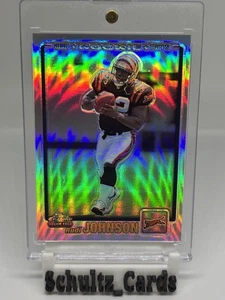 2001 Rudi Johnson Topps Chrome Rookie Refractor /999 SP Bengals Rare - Bild 1 von 4
