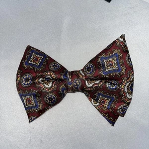 Vintage Stil Herren Clip On Fliege mit elegantem Paisley Muster - Bild 1 von 2
