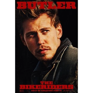 Poster film promozionale 2024 stampa "The Bikerders" Austin Butler Comer decorazione parete - Foto 1 di 3