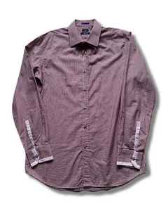 Paul Smith Red Gingham Long Sleeve Formal Shirt - Men’s Size Large - Picture 1 of 7