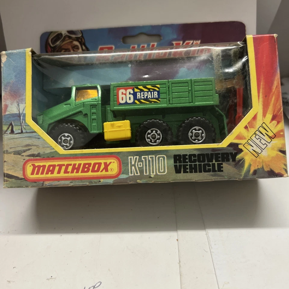 Matchbox Lesney Battle Kings K-14 K110 Recovery Vehicle  - Image 1 of 3