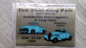 Daytona Trophy East Texas Early Rods Plaque 1989 Automotive Swap Meet - Picture 1 of 2