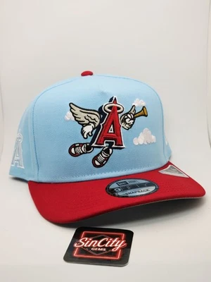 New Era Los Angeles Angels Exclusive Cartoon 9Fifty A-Frame Snapback Hat  - Image 1 of 4