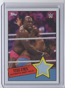 2015 Topps WWE Undisputed Titus O'Neil Event-Used #6 - Picture 1 of 2