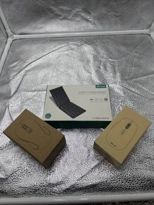 New In Box Jelly Comb Ultra-Thin Wireless Keyboard And Mouse Combo Black - Picture 1 of 5