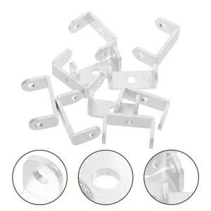 10 Piezas Soporte en Forma de U Accesorios Puerta Seguridad Barricada Soportes - Imagen 1 de 12