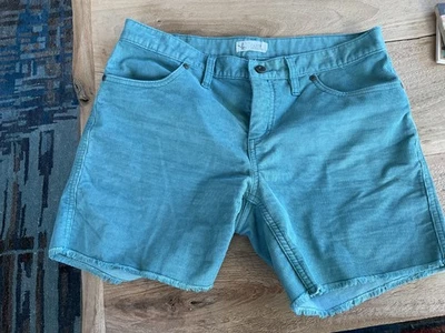 Pantalones Cortos Carve Designs Oahu Hi Rise Para Mujer 6 Verde Azulado Pana Deshilachado Dobladillo Informal Foto 1 de 4