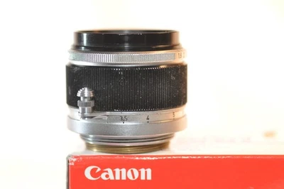 Canon Rangefinder 50mm f/1.8 black lens Leica screw mount for VT P 7s IVSB L1 VL - Image 1 of 4
