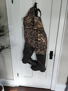 HODGMAN CASTER RUBBER HIP BOOTS WADERS 2 PLY CONSTRUCTION ( 12 )Thinsulate Camo - Picture 1 of 8