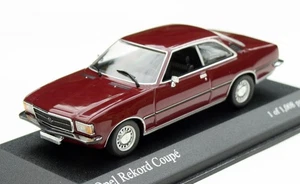 Opel Rekord D Coupé Bj. 1972-1977, Rosso Scuro, Minichamps-Modell Im M.1:43 , - Foto 1 di 6