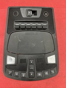 17-22 F250 F350 PLATINUM BLACK OVERHEAD CONSOLE WITH UPFITTER SWITCHES # OHC52 - Picture 1 of 12