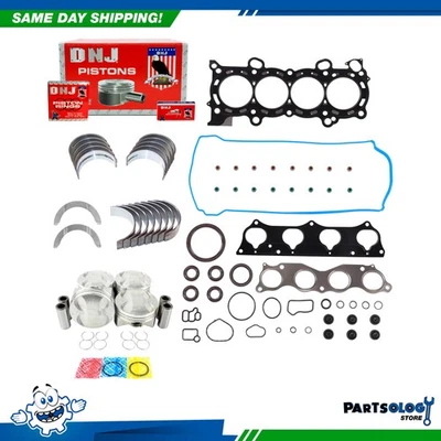 Kit de reconstrucción de motor DNJ EK218 para 02-06 Acura RSX 2.0L L4 DOHC 16v K20A2 K20Z1 Foto 1 de 4