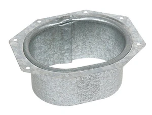 Amerimax 29051 Metallic Galvanized Steel C Style Outlet 2 H x 3 W x 3 L in. - Picture 1 of 1