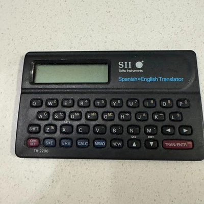 Seiko Electronic Spanish-English Dictionary The Random House c1983 Working - Image 1 of 4