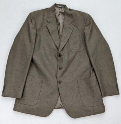 Chaqueta Blazer Haggar City Informal Para Hombre Talla 44L Abrigo Deportivo Marrón Foto 1 de 4