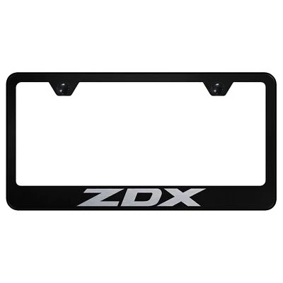 Marco de matrícula de acero inoxidable con logotipo grabado láser Acura ZDX Foto 1 de 3