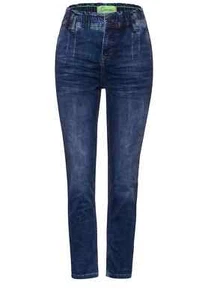 STREET ONE Bonny Jeans Denim Loose Fit High Waist Slim Leg Gr. 28/28 Blau - Bild 1 von 1