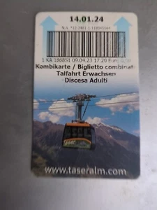 Kombikarte (Tyrolean Cable Car) Ticket Austria - Picture 1 of 1