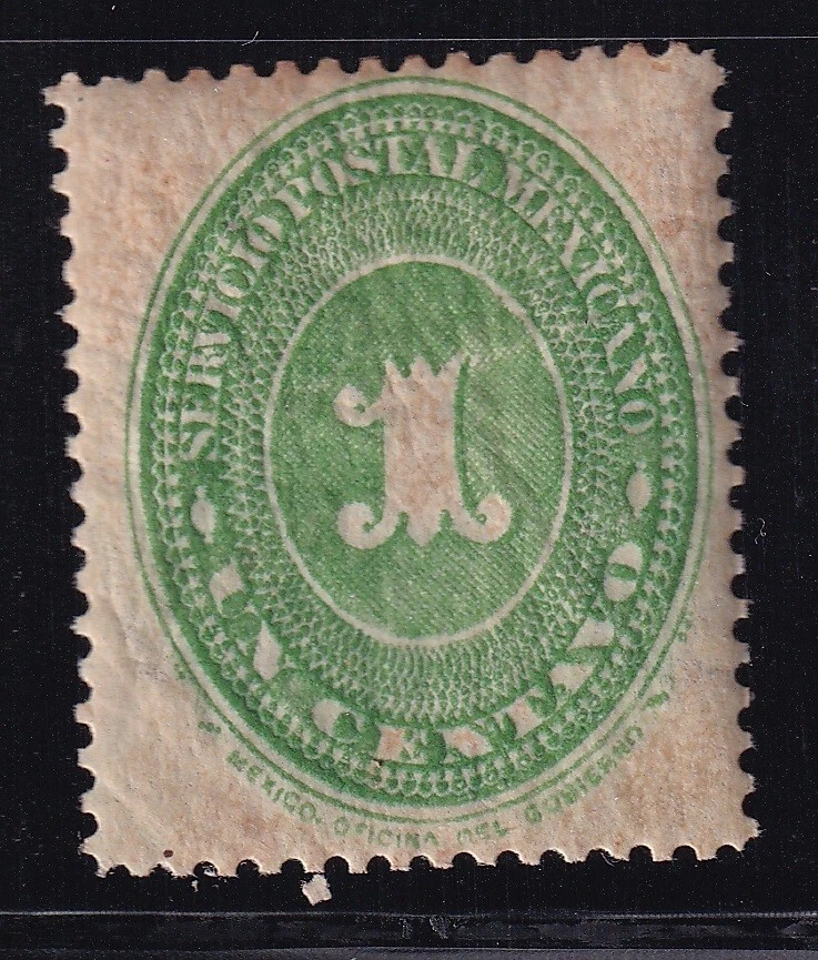 ucy54 México 1890 Numeral Sc#212a - Imagem 1 de 1