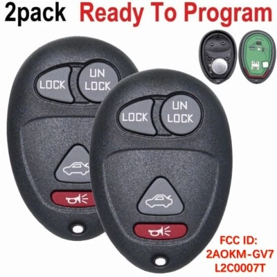2 Repuestos Para 2001 2002 2003 2004 2005 Buick Century Llavero Mando Foto 1 de 4