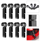 8Pcs Hard Hat Clips for Headlamp - Easy Install (Black)-OI