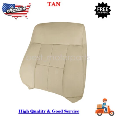 Driver Top PERF Leather Seat Cover Tan For 2007-2014 Lincoln Navigator Luxury Foto 1 de 4