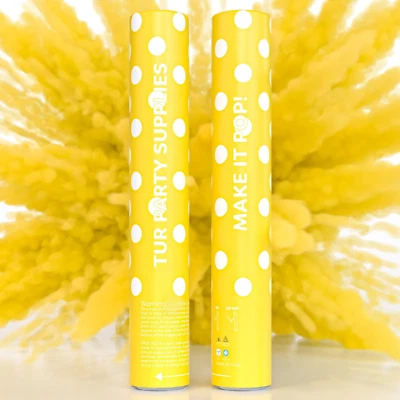 6 Popper en polvo para fiesta de cumpleaños de graduación color arco iris para cañón de boda Foto 1 de 4