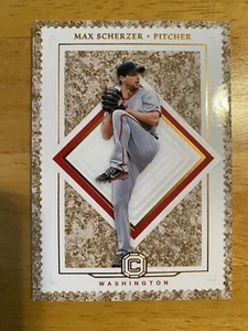 2018 Panini Chronicles Cornerstones Base Granite #41 Max Scherzer SN/25 - Picture 1 of 2
