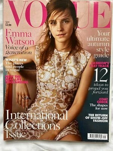 VOGUE BRITISH MAGAZINE SEPT 2015, EMMA WATSON, INTERNATIONAL COLLECTION ISSUE. - Bild 1 von 1