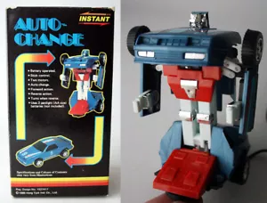 RARE VINTAGE 1985 TRANSFORMABLE AUTO CHANGE ROBOT HONG KONG NEW NOS ! - Picture 1 of 13