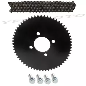#35-60T-51MM Rear Sprocket #35 Chain for Mini Scooter E-bike 2 Wheeler Trike ATV - Picture 1 of 12