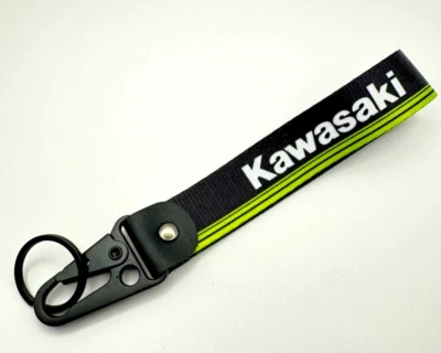 Kawasaki Schlüsselanhänger  Motorrad Schlüsselband Keychain Anhänger Karabiner - Bild 1 von 2