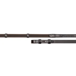 Shires Velociti Lusso Continental Rubber Grip Reins - Havana - Picture 1 of 1