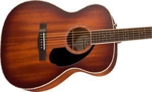 Fender Paramount PO-220E all solid Orchestra size guitar, Cognac Burst with case - Picture 1 of 9