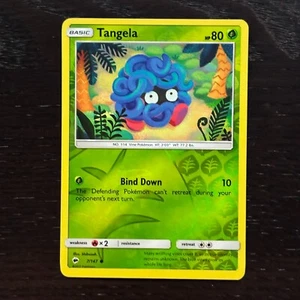 Tangela 7/147 Pokemon Burning Shadows Sun & Moon Reverse Holo Common Card NM - Picture 1 of 2